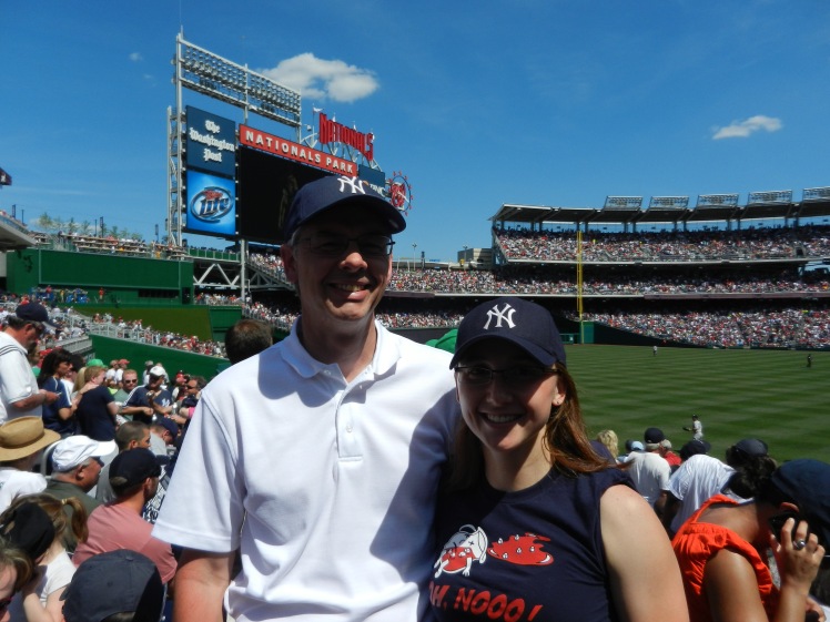 Father's Day 2012 - at the Yankees game!